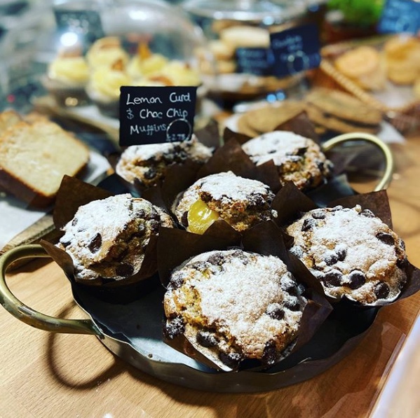 Forage at Wadswick - Lemon Curd Choc Chip Muffins